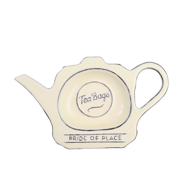 Krēmkrāsas keramikas tējas maisiņu statīvs T&G Woodware Pride Of Place