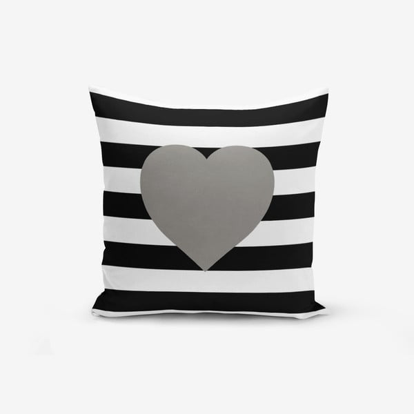 Spilvendrāna Minimalist Cushion Covers Striped Grey, 45 x 45 cm