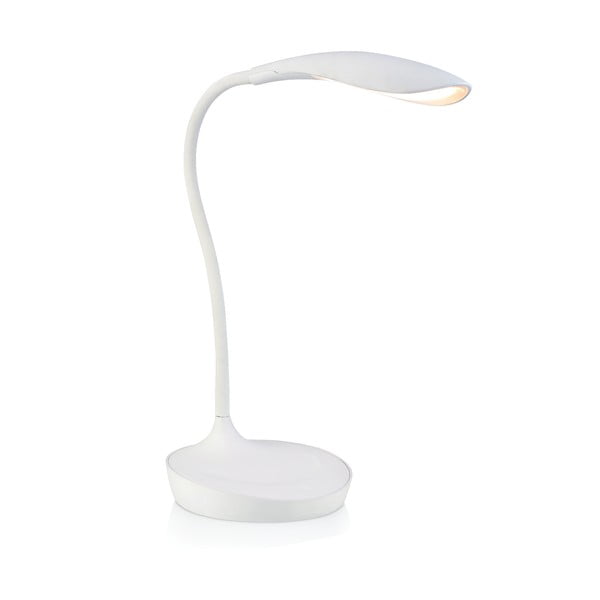 Balta galda lampa ar USB portu Markslöjd Swan