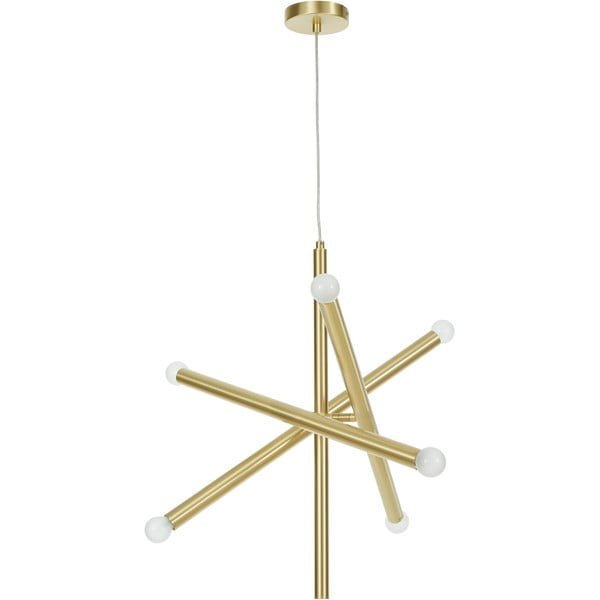 Griestu lampa zelta krāsā Westwing Collection Sticks