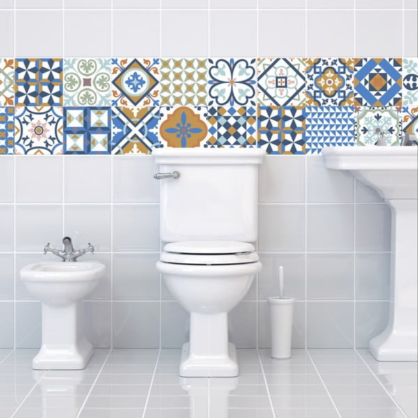 24 sienas uzlīmes Ambiance Azulejos Ornaments Mosaic 10 x 10 cm
