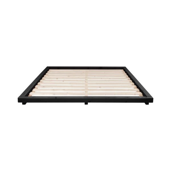 Melna gulta no priedes koka Karup Design Dock, 160 x 200 cm