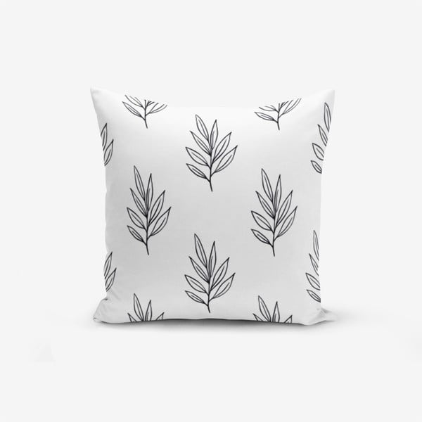 Spilvendrāna Minimalist Cushion Covers White Leaf, 45 x 45 cm
