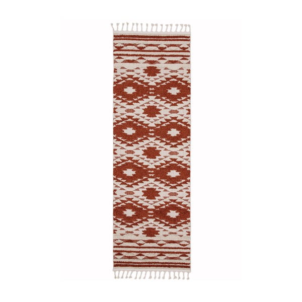 Oranžs paklājs Asiatic Carpets Taza, 80 x 240 cm