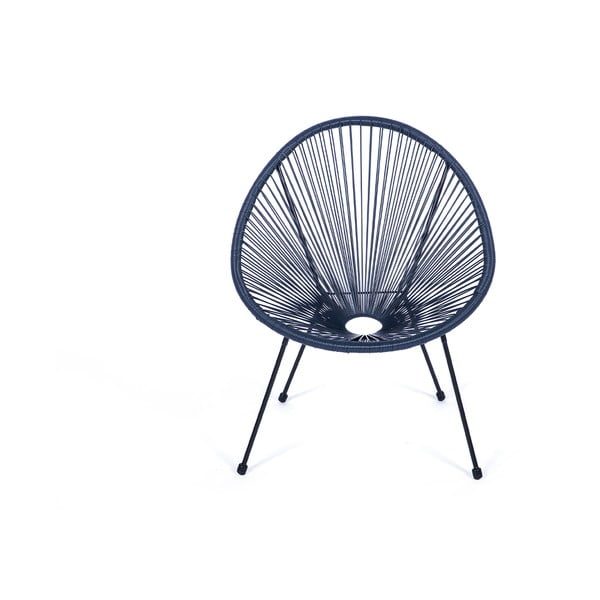 Zils dārza krēsls no mākslīgās rotangpalmas Bonami Selection Avocado