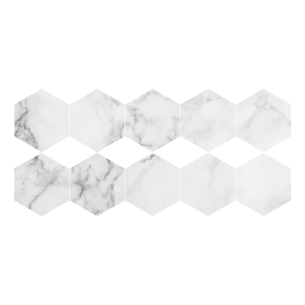 10 grīdas uzlīmju komplekts Ambiance Hexagon