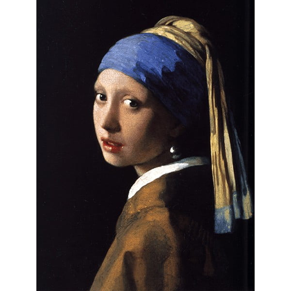 Gleznas reprodukcija Johannes Vermeer - Girl with a Pearl Earring, 40 x 30 cm