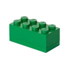 Zaļa LEGO® Mini Box Lungo glabāšanas kaste