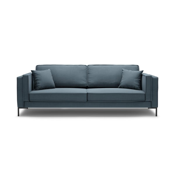 Zils četrvietīgs dīvāns Milo Casa Attilio, 230 cm