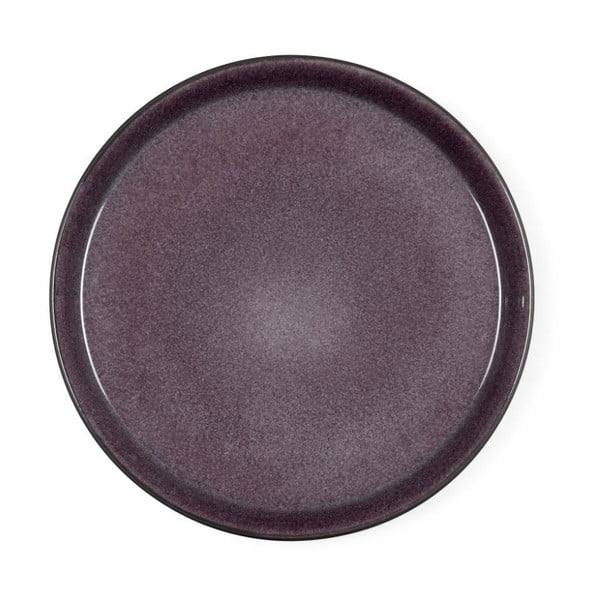 Plūmju purpura krāsas keramikas šķīvis Bitz Mensa, diametrs 27 cm