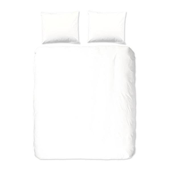 Balta divguļamā kokvilnas gultasveļa Good Morning Universal, 200 x 220 cm