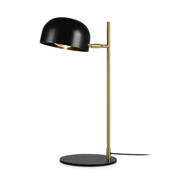 Melna galda lampa ar vara krāsas statīvu Markslöjd Pose