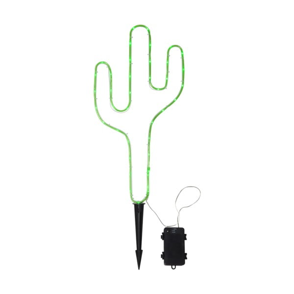 Zaļš āra LED kaktusa gaismeklis Star Trading Tuby