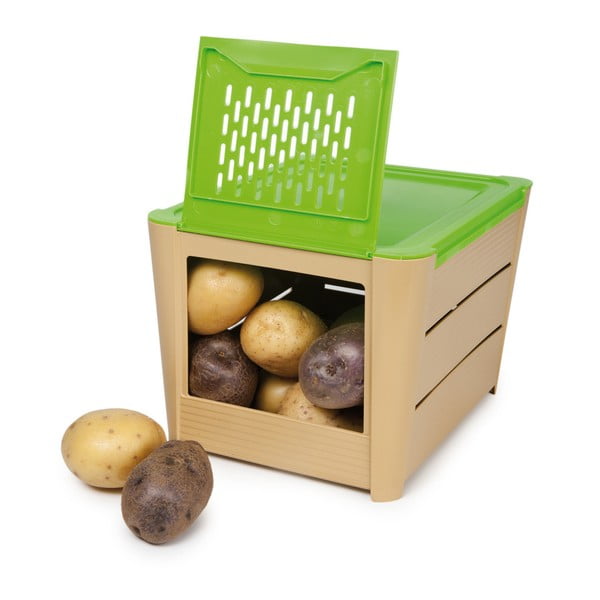 Brūni zaļa kartupeļu uzglabāšanas kaste Snips Potatoes