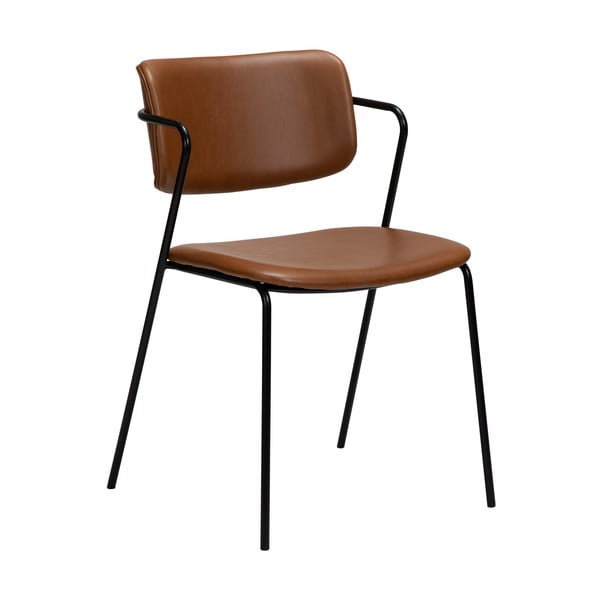 Brūns mākslīgās ādas krēsls DAN-FORM Denmark Zed