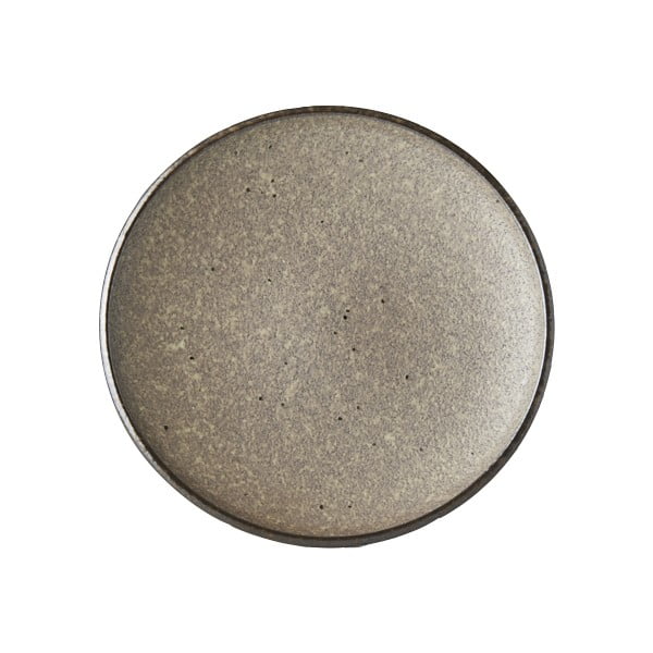 Bēšs keramikas šķīvis MIJ Earth, ø 17 cm