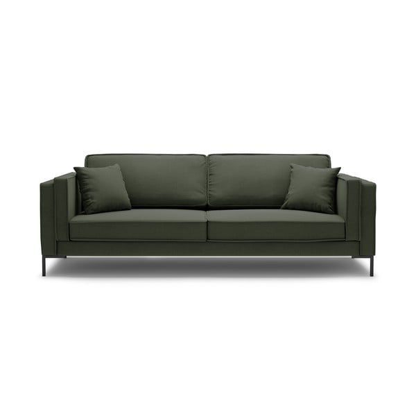 Tumši zaļš četrvietīgs dīvāns Milo Casa Attilio, 230 cm