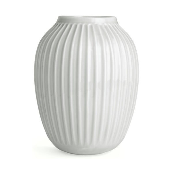 Balta keramikas vāze Kähler Design Hammershoi, augstums 25 cm