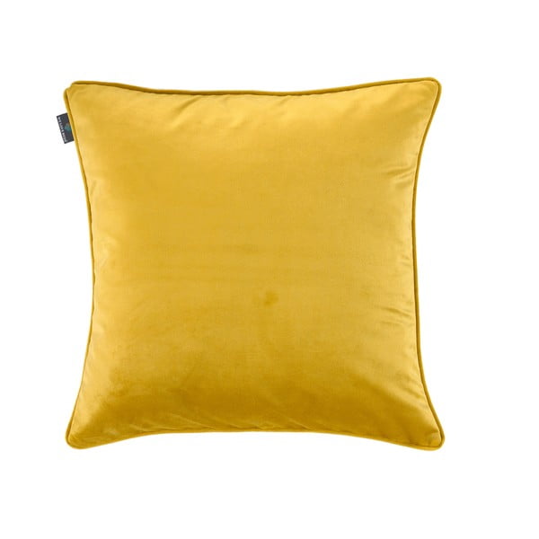 Dzeltena spilvendrāna WeLoveBeds Dijon, 50 x 50 cm