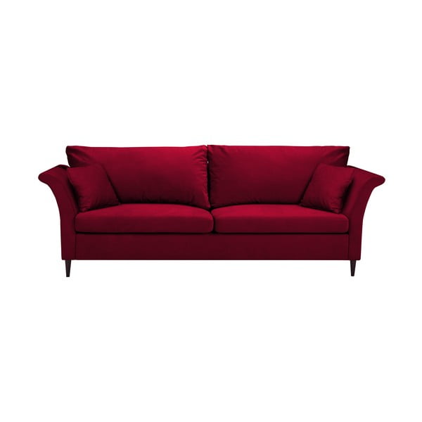 Sarkans izvelkamais dīvāns ar veļas kasti Mazzini Sofas Pivoine