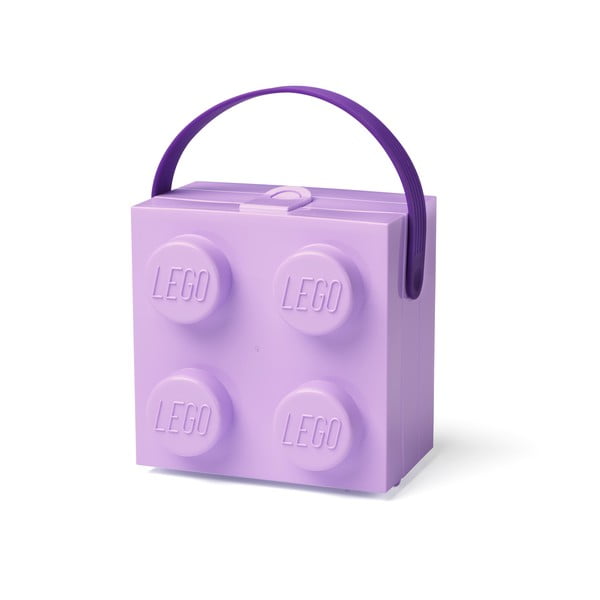 Violeta uzglabāšanas kaste ar LEGO® rokturi