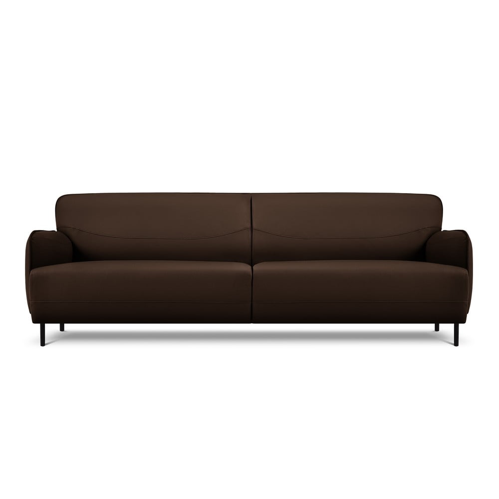 Brūns ādas dīvāns Windsor & Co Sofas Neso, 235 x 90 cm