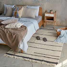 Skandināvu stila guļamistaba